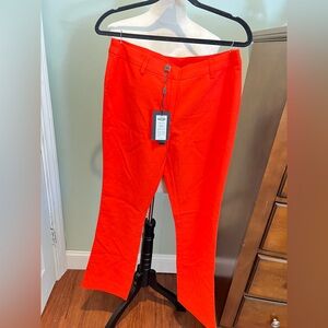 Ya Los Angeles Bright Orange Flare Jeans